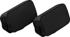 Black- Outdoor Speaker Pair